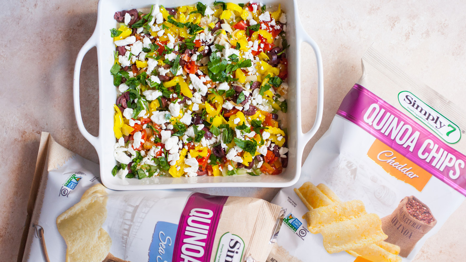 10 Layer Greek Dip - Simply 7 SnacksSimply 7 Snacks