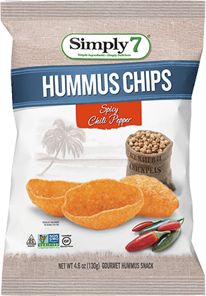 Spicy Chili Pepper Hummus Chips