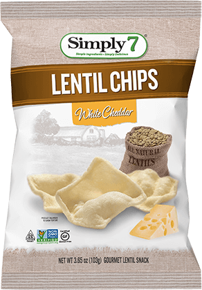 White Cheddar Lentil Chips